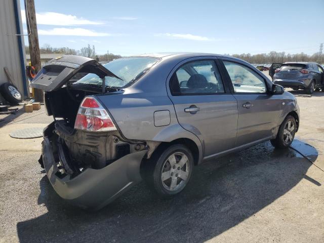 KL1TD56698B280485 - 2008 CHEVROLET AVEO BASE 灰色 照片 3