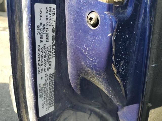 ZFBERFBT0F6953273 - 2015 RAM PROMASTER SLT BLUE photo 13