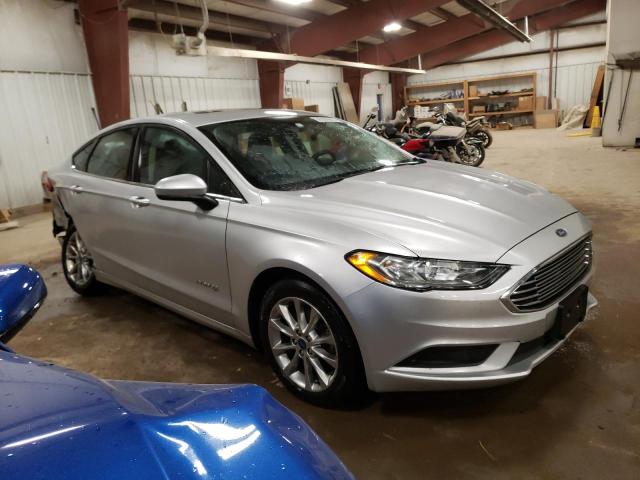 3FA6P0LU2HR286343 - 2017 FORD FUSION SE HYBRID SILVER photo 4