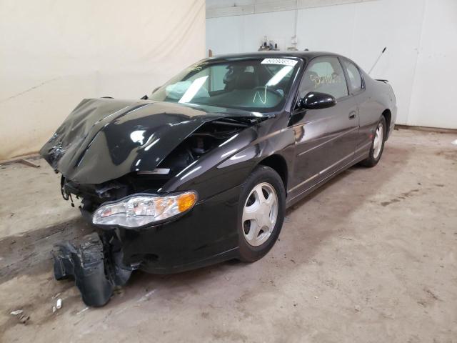 2G1WX15K329116901 - 2002 CHEVROLET MONTE CARL SS BLACK photo 2