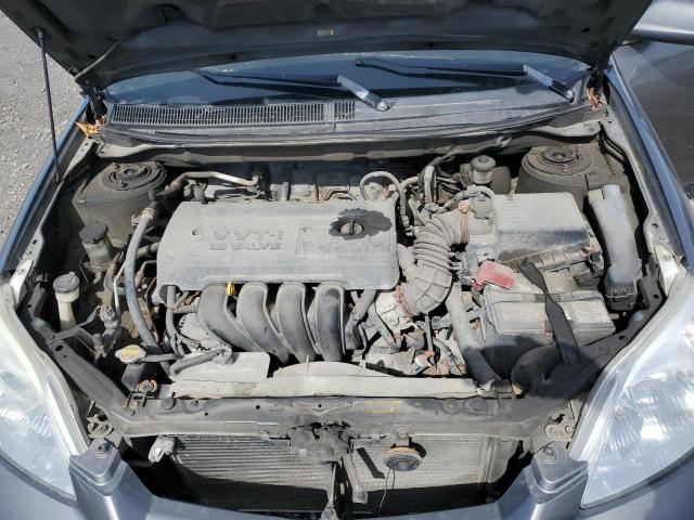 2T1KR32E48C693939 - 2008 TOYOTA COROLLA MA XR GRAY photo 11