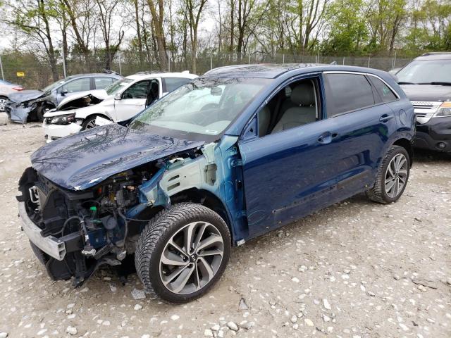 KNDCE3LC5H5042653 - 2017 KIA NIRO EX TOURING BLUE photo 1