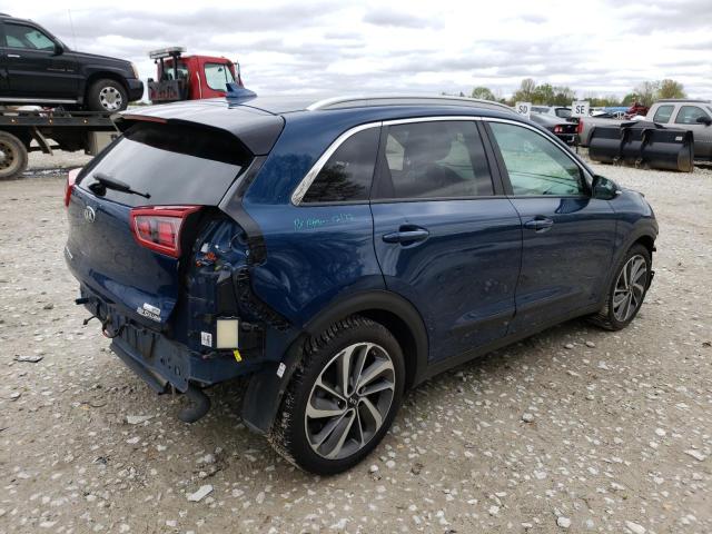 KNDCE3LC5H5042653 - 2017 KIA NIRO EX TOURING BLUE photo 3