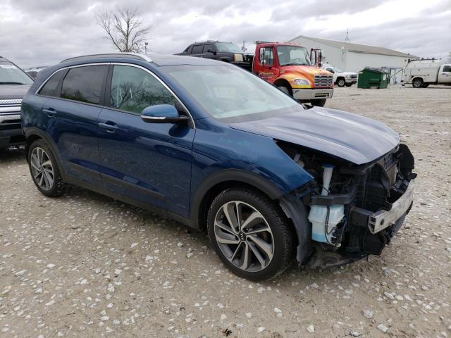 KNDCE3LC5H5042653 - 2017 KIA NIRO EX TOURING BLUE photo 4