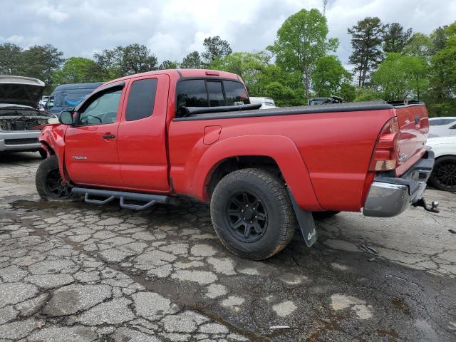 5TEUU42N27Z453732 - 2007 TOYOTA TACOMA ACCESS CAB RED photo 2