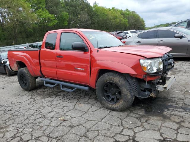 5TEUU42N27Z453732 - 2007 TOYOTA TACOMA ACCESS CAB RED photo 4