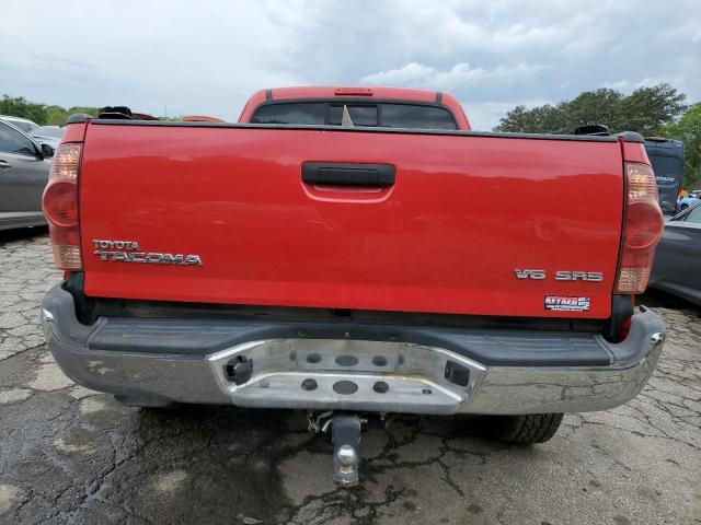 5TEUU42N27Z453732 - 2007 TOYOTA TACOMA ACCESS CAB RED photo 6