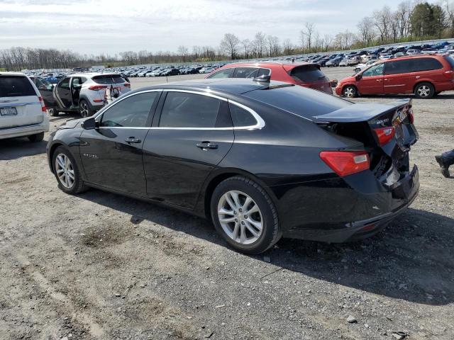 1G1ZE5ST5HF161572 - 2017 CHEVROLET MALIBU LT BLACK photo 2