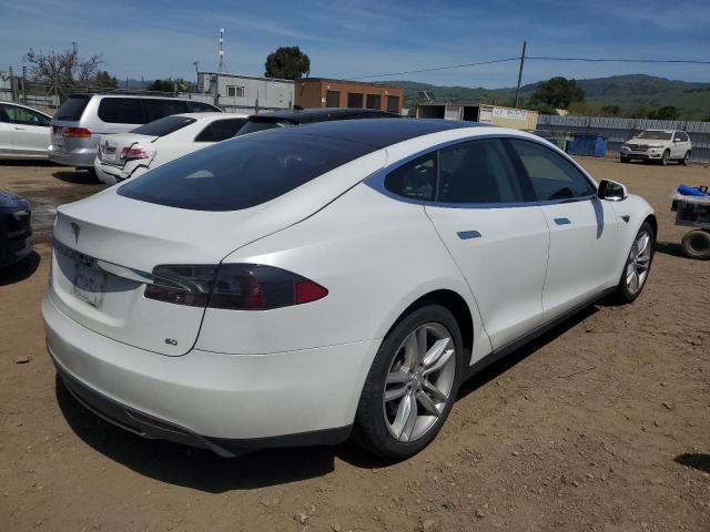 5YJSA1AG9DFP08259 - 2013 TESLA MODEL S WHITE photo 3