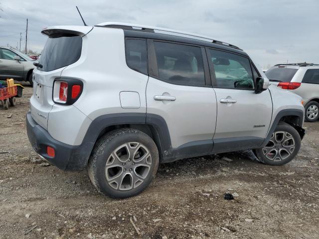 ZACCJBDT8GPD28085 - 2016 JEEP RENEGADE LIMITED SILVER photo 3