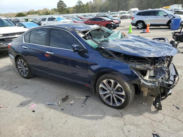 1HGCR2F51EA151871 - 2014 HONDA ACCORD SPORT BLUE photo 4