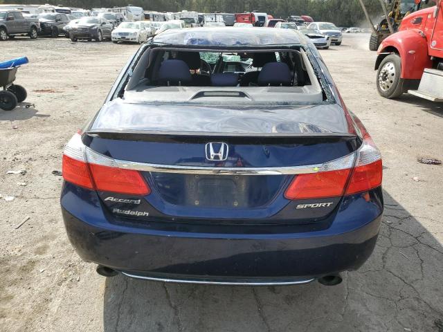 1HGCR2F51EA151871 - 2014 HONDA ACCORD SPORT BLUE photo 6