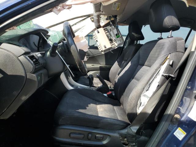 1HGCR2F51EA151871 - 2014 HONDA ACCORD SPORT BLUE photo 7