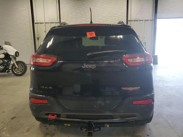 1C4PJMBSXHW639223 - 2017 JEEP CHEROKEE TRAILHAWK BLACK photo 6
