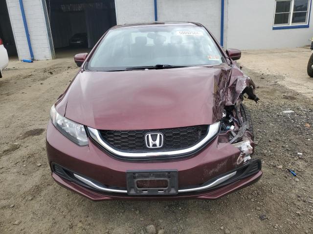 19XFB2F88FE260448 - 2015 HONDA CIVIC EX BURGUNDY photo 5