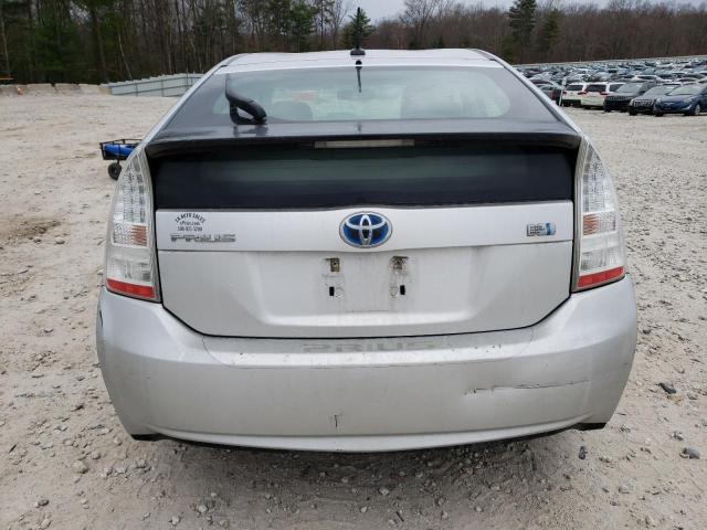 JTDKN3DU8A5096165 - 2010 TOYOTA PRIUS SILVER photo 6