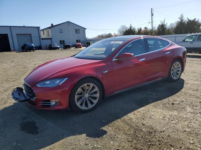 5YJSA1E25GF131801 - 2016 TESLA MODEL S RED photo 1