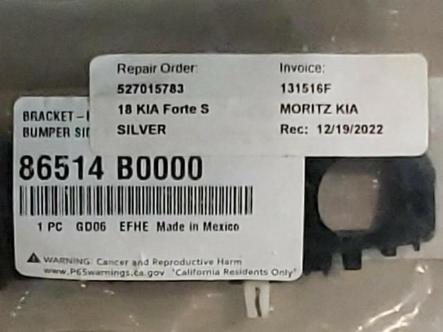 B1LL0FSALE5009308 - 2018 MISC PARTS BLACK photo 1