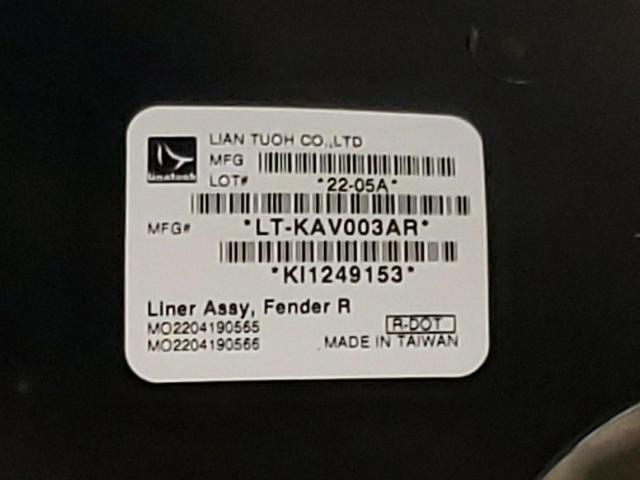 B1LL0FSALE5009308 - 2018 MISC PARTS BLACK photo 8