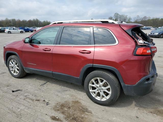 1C4PJMCB0EW184229 - 2014 JEEP CHEROKEE LATITUDE RED photo 2