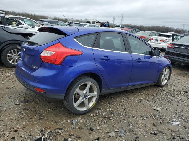 1FADP3N28EL276057 - 2014 FORD FOCUS TITANIUM BLUE photo 3