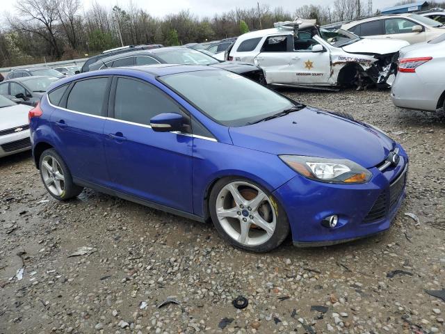 1FADP3N28EL276057 - 2014 FORD FOCUS TITANIUM BLUE photo 4