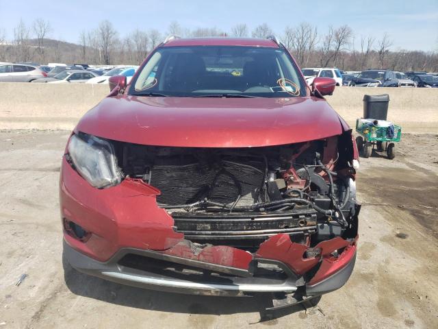 5N1AT2MV1GC811341 - 2016 NISSAN ROGUE S RED photo 5