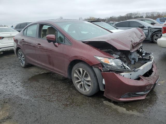 19XFB2F88FE294681 - 2015 HONDA CIVIC EX BURGUNDY photo 4