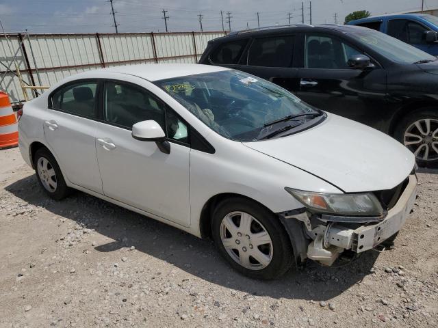 19XFB2F59DE062805 - 2013 HONDA CIVIC LX WHITE photo 4