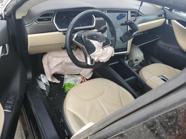 5YJSA1CP7DFP12954 - 2013 TESLA MODEL S BLACK photo 8
