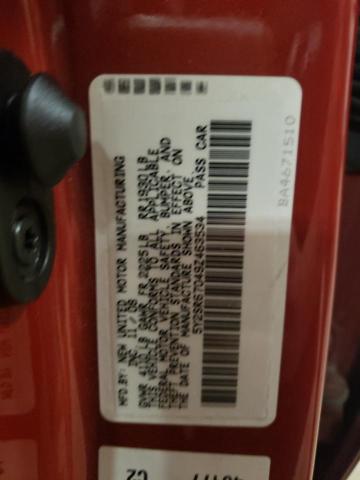 5Y2SR67049Z463534 - 2009 PONTIAC VIBE GT RED photo 12