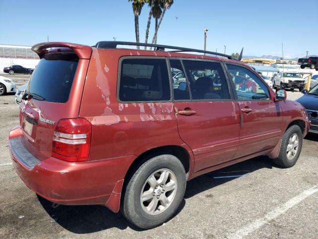 JTEGF21A610009461 - 2001 TOYOTA HIGHLANDER BURGUNDY photo 3