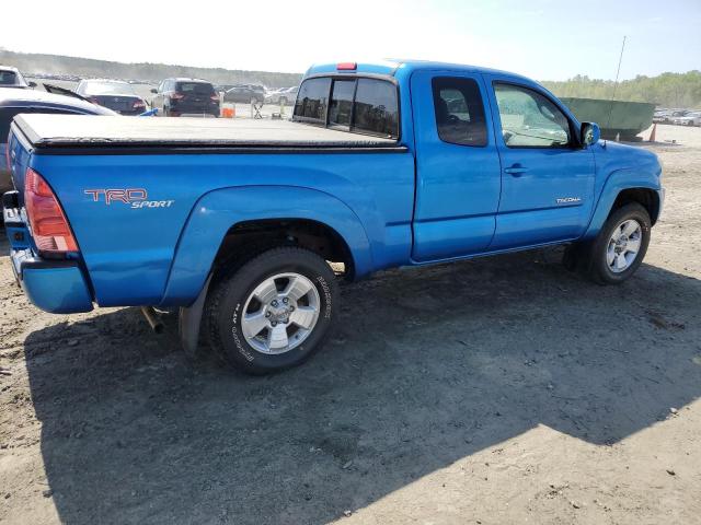 5TEUU42N75Z098733 - 2005 TOYOTA TACOMA ACCESS CAB BLUE photo 3