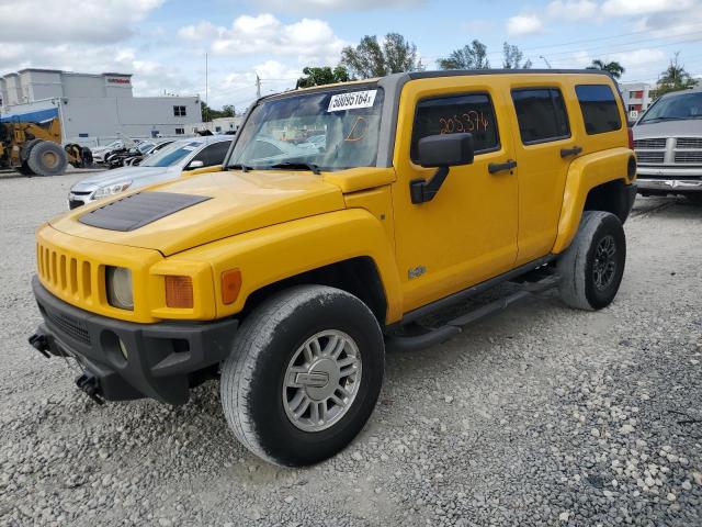 5GTDN13E078192282 - 2007 HUMMER H3 YELLOW photo 1