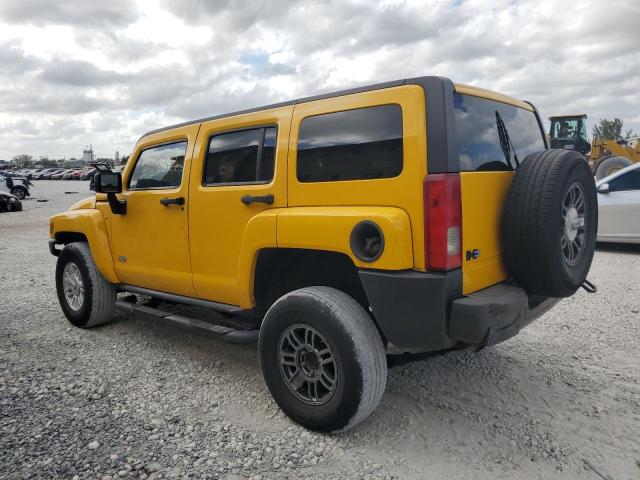 5GTDN13E078192282 - 2007 HUMMER H3 YELLOW photo 2