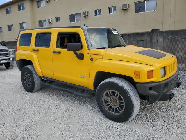 5GTDN13E078192282 - 2007 HUMMER H3 YELLOW photo 4