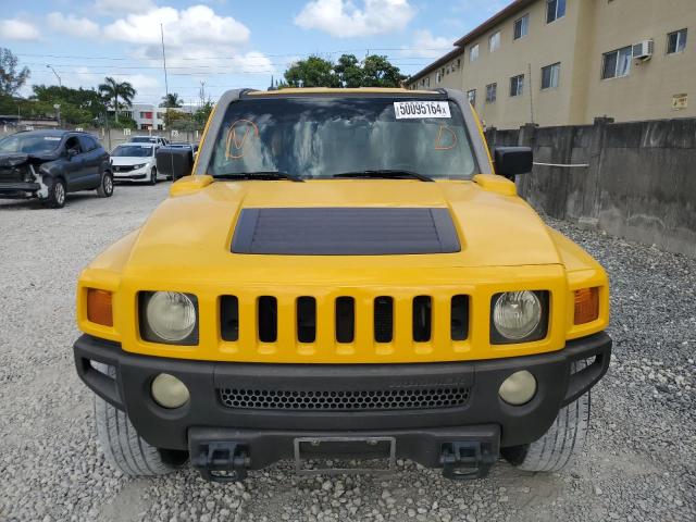 5GTDN13E078192282 - 2007 HUMMER H3 YELLOW photo 5