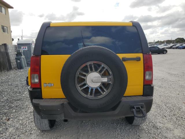 5GTDN13E078192282 - 2007 HUMMER H3 YELLOW photo 6