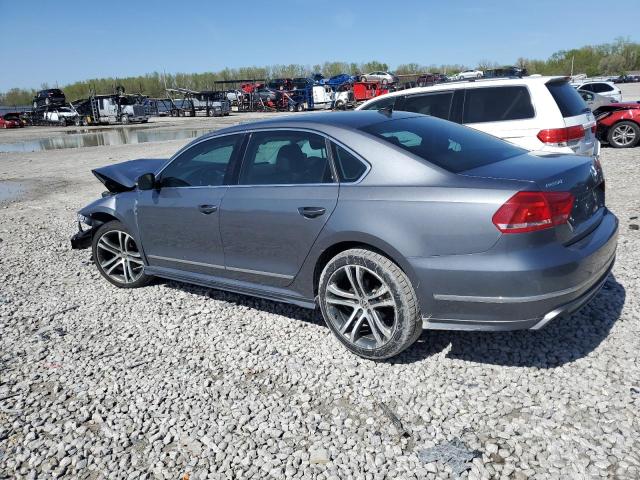 1VWCM7A31FC062885 - 2015 VOLKSWAGEN PASSAT SEL GRAY photo 2