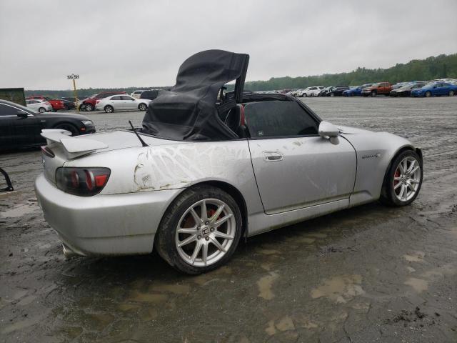 JHMAP21414T004395 - 2004 HONDA S2000 SILVER photo 3