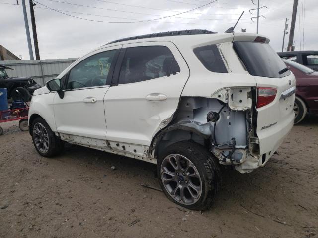 MAJ3P1VE8JC223895 - 2018 FORD ECOSPORT TITANIUM WHITE photo 2