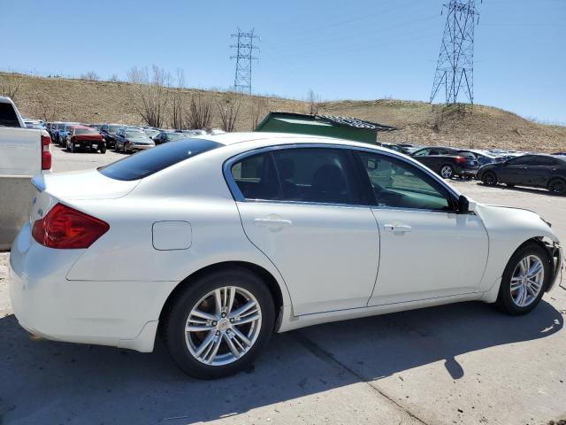 JN1CV6AR3BM350980 - 2011 INFINITI G37 WHITE photo 3