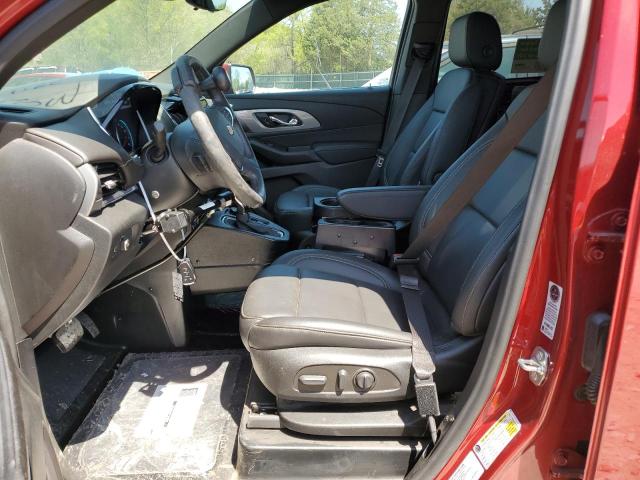 1GNERHKWXNJ112857 - 2022 CHEVROLET TRAVERSE LT RED photo 7