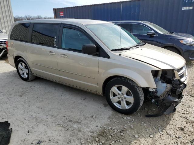 2C4RDGBG7DR642080 - 2013 DODGE GRAND CARA SE BEIGE photo 4