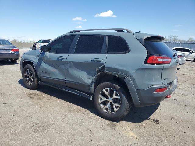 1C4PJMBB8EW187378 - 2014 JEEP CHEROKEE TRAILHAWK ნაცრისფერი ფოტო 2