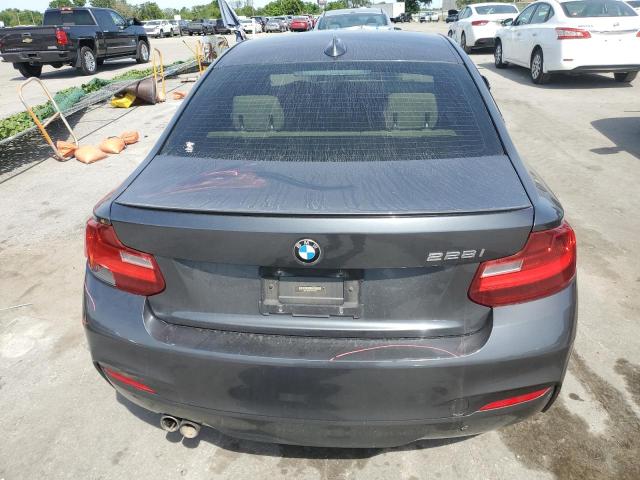 WBA1F9C57GV742243 - 2016 BMW 228 I SULEV GRAY photo 6