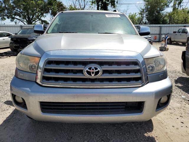 5TDBY67A88S010562 - 2008 TOYOTA SEQUOIA PLATINUM SILVER photo 5