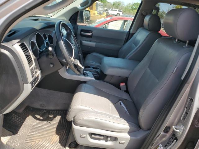 5TDBY67A88S010562 - 2008 TOYOTA SEQUOIA PLATINUM SILVER photo 7