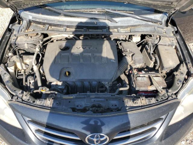 2T1BU4EE8DC970182 - 2013 TOYOTA COROLLA BASE BLACK photo 11