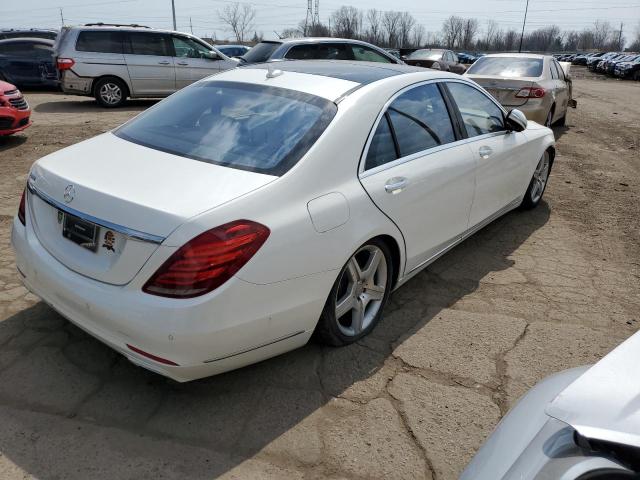 WDDUG8CB5EA012242 - 2014 MERCEDES-BENZ S 550 WHITE photo 3